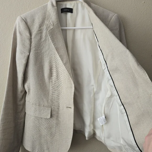 JOSEPH Linen Notched Minimalist Blazer Jacket Size 40 Old Money Elevated Basic - Picture 9 of 14